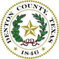 Official seal of Denton County, Texas
