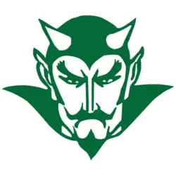 Bust of a green devil