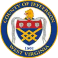 Official seal of Jefferson County, West Virginia