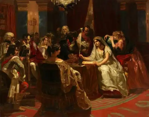 Josephine Signing the Act of Her Divorce, 1853