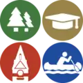 Official logo of Clarion County, Pennsylvania