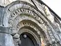 Norman architecture doorway of four orders (St Margaret's Church, York)