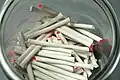 FAGS/FADS (c. early 1990s) Candy alone with "lit" red tips.