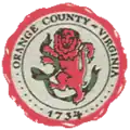 Official seal of Orange County, Virginia
