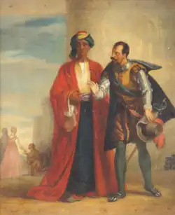 Othello and Iago by Solomon Hart