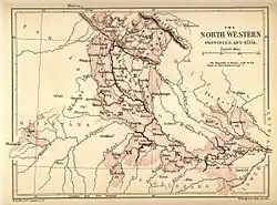 North-Western Provinces, constituted in 1836 from erstwhile Ceded and Conquered Provinces