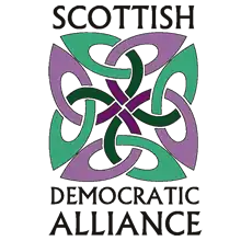 The logo of the Scottish Democratic Alliance