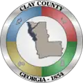 Official seal of Clay County, Georgia