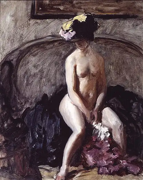 Seated Nude, The Black Hat, 1900