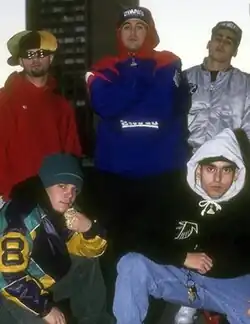 top: First Born, DJ Skribble and Tommy Never bottom: Kamron and ATA